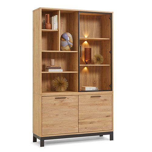 Charme 2-deurs vitrinekast 128 cm | 3