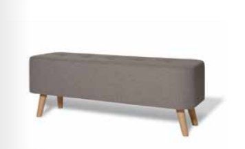 AGS Voetenbank Retro (44x40x120cm) | 1