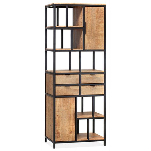 Wandkast Bali 2dr/4la/5 open | 1