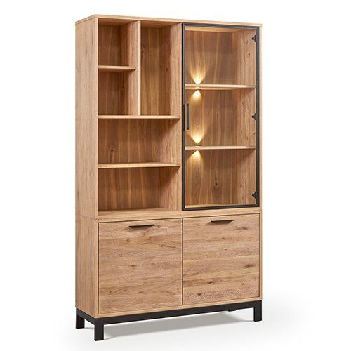 Charme 2-deurs vitrinekast 128 cm | 2