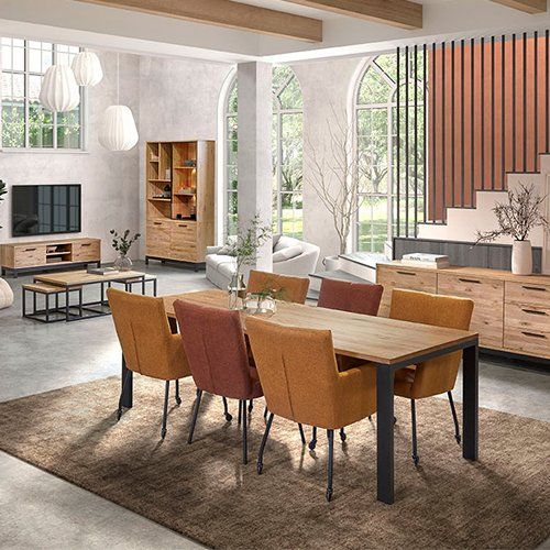 Charme 2-deurs vitrinekast 128 cm | 5