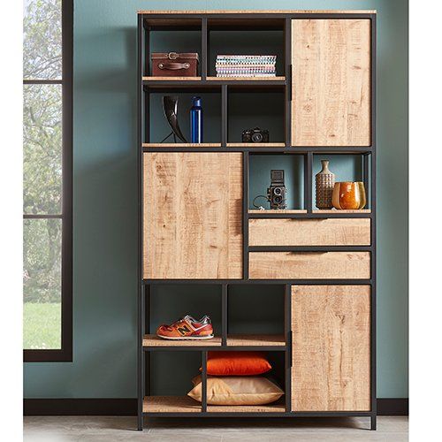 Wandkast Bali 3dr/2la/5 open | 3