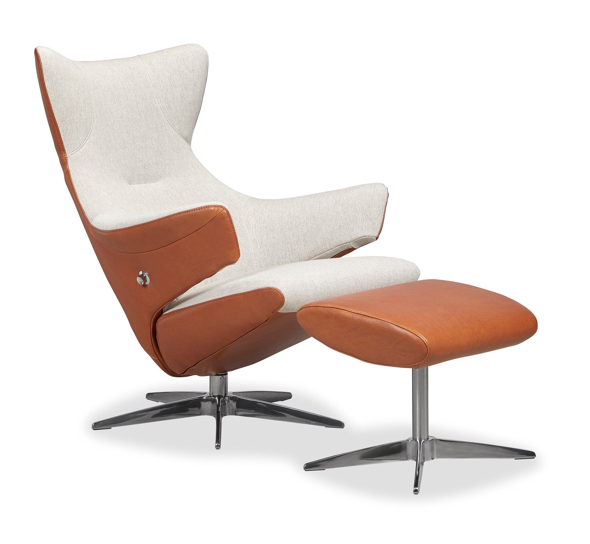 Fauteuil Sesto met optie hocker